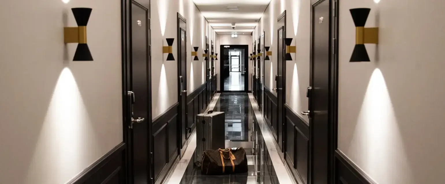 Bob W Helsinki Katajanokka Interior Corridor