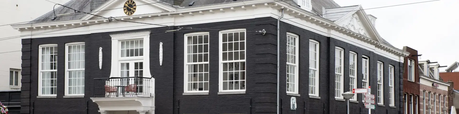 a building with a bell tower