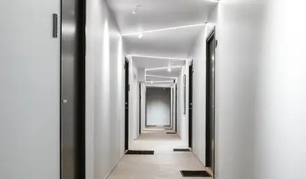 Bob W Tallinn Telliskivi Interior Corridor