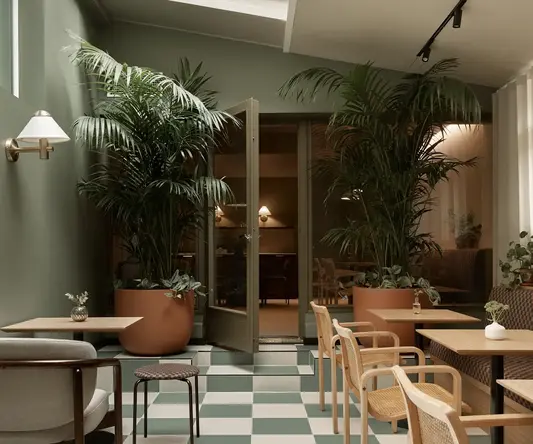 Bob W Helsinki Kaarti Interior Winter Garden