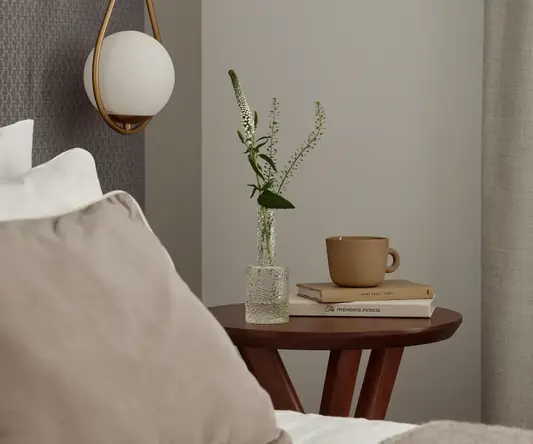 a coffee cup on a table