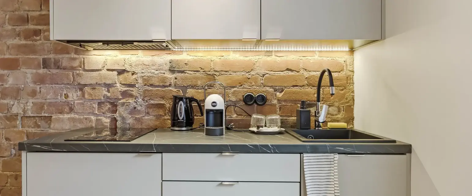 Bob W Tallinn City Centre - Avangard Compact Studio Kitchen