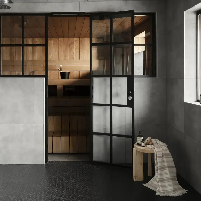 Bob W Helsinki Kamppi Interior Rooftop Sauna