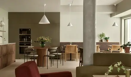 Bob W Helsinki Kaarti Interior Shared Kitchen 