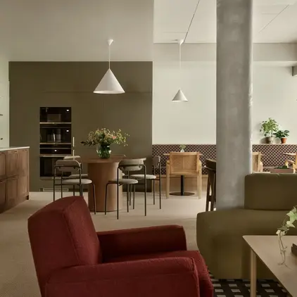 Bob W Helsinki Kaarti Interior Shared Kitchen 