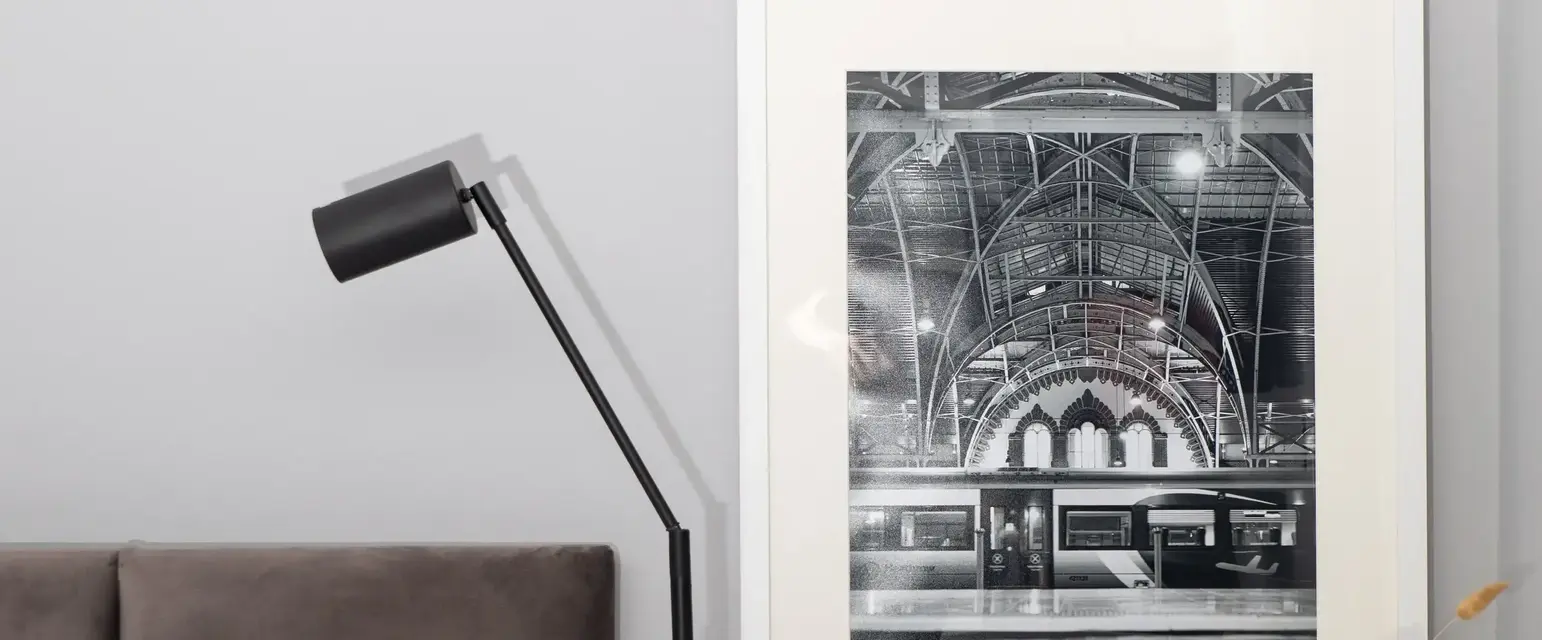 a picture on the wall