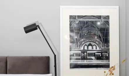 a picture on the wall