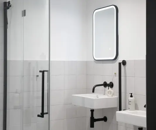 View of sink in the bathroom of Bob W Tower Hill Studios Compact Studio