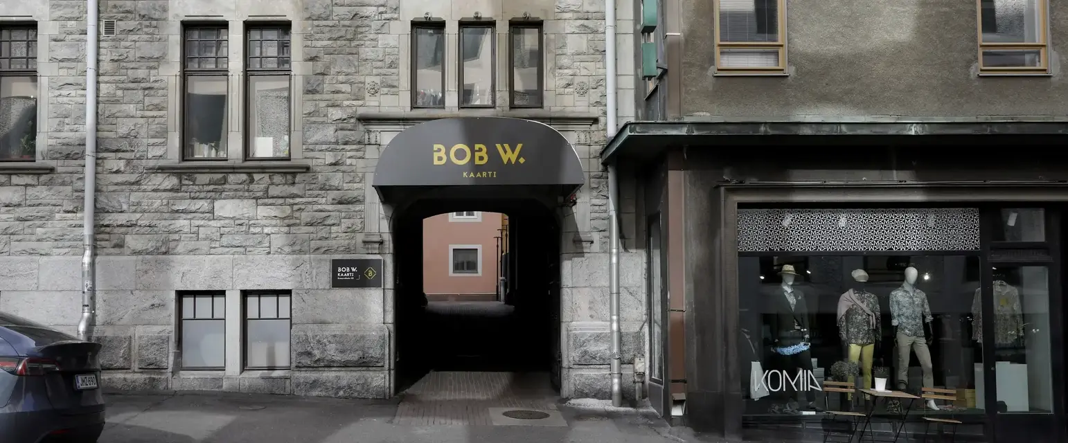 Bob W Helsinki Kaarti Exterior Street Entrance