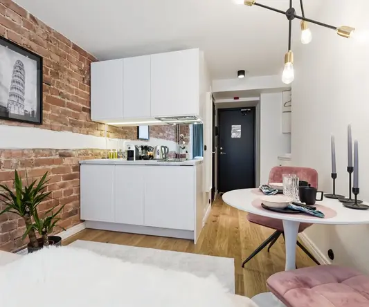 Bob W Tallinn City Centre - Avangard - Compact Studio - Industrial - Kitchen