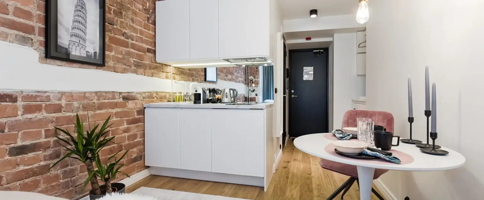 Bob W Tallinn City Centre - Avangard - Compact Studio - Industrial - Kitchen