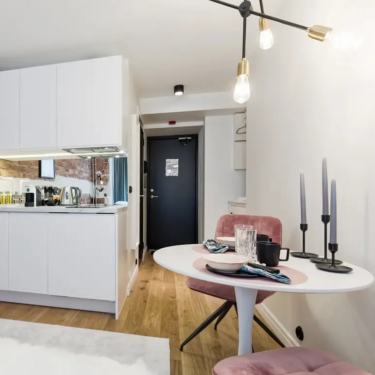 Bob W Tallinn City Centre - Avangard - Compact Studio - Industrial - Kitchen