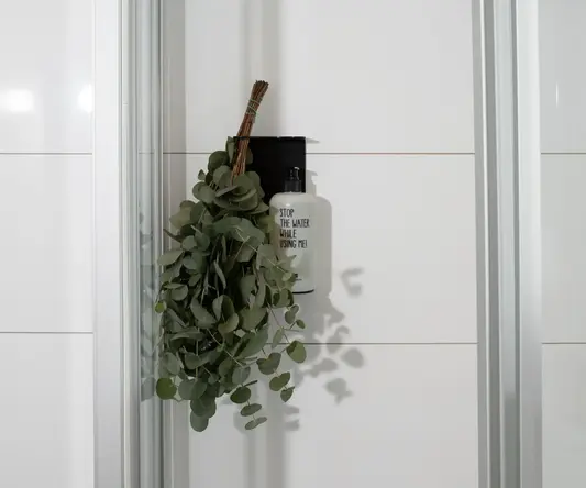 a plant on a stick