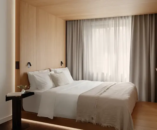 Bob W Münchner Freiheit Interior Bedroom