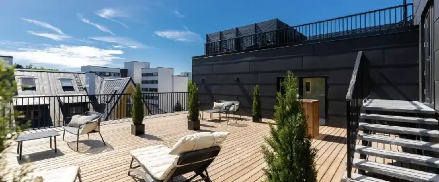 Bob W Tallinn City Centre - Avangard Exterior Terrace Sun