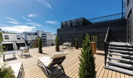 Bob W Tallinn City Centre - Avangard Exterior Terrace Sun