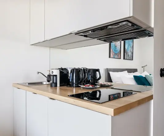 Bob W Tallinn City Centre - Avangard Original Studio - Standard Kitchen