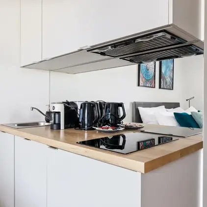 Bob W Tallinn City Centre - Avangard Original Studio - Standard Kitchen