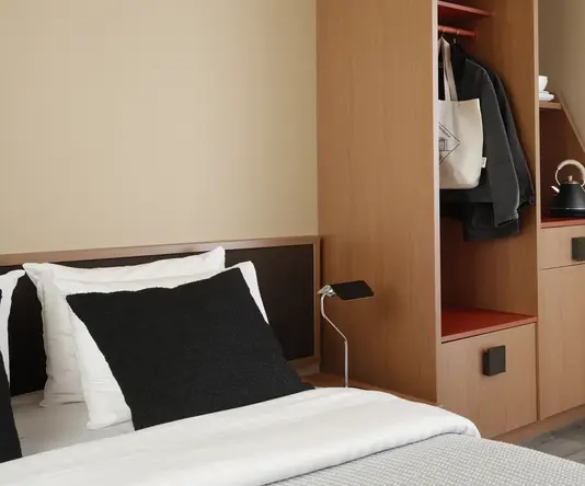 Rest up in this Queen bed