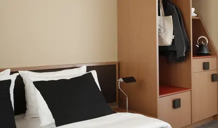 Rest up in this Queen bed