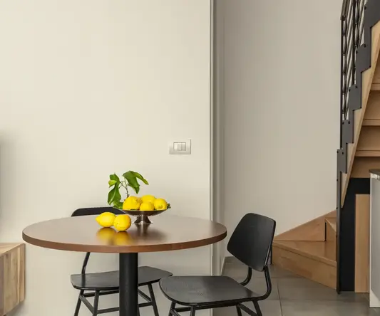 a table with lemons on it