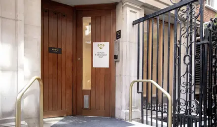 a door to a building