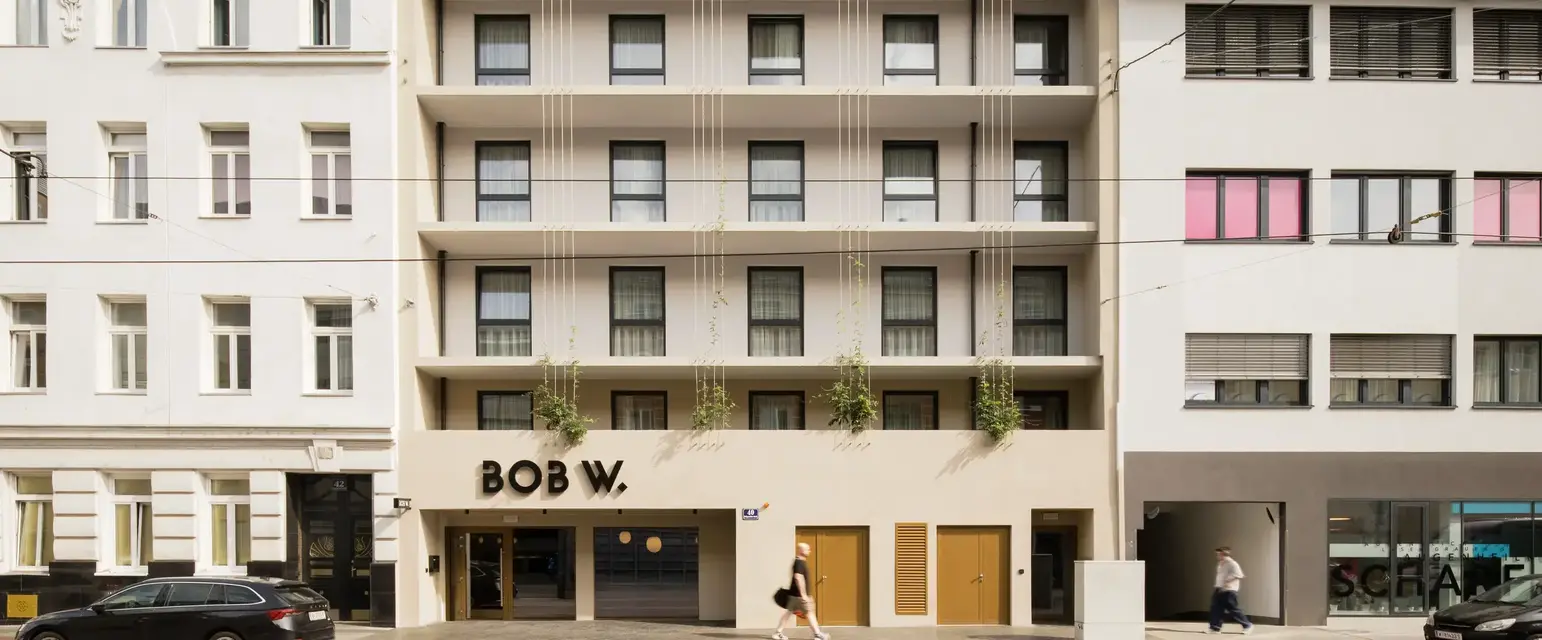 a building with a sign on the front