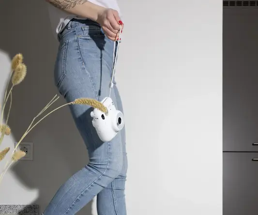 a person walking up stairs