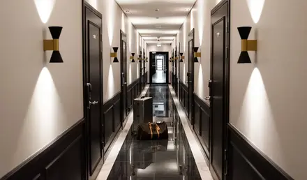 Bob W Helsinki Katajanokka Interior Corridor