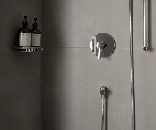 a shower head and a shower head