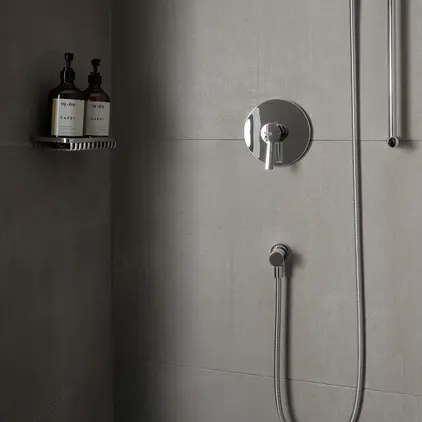 a shower head and a shower head