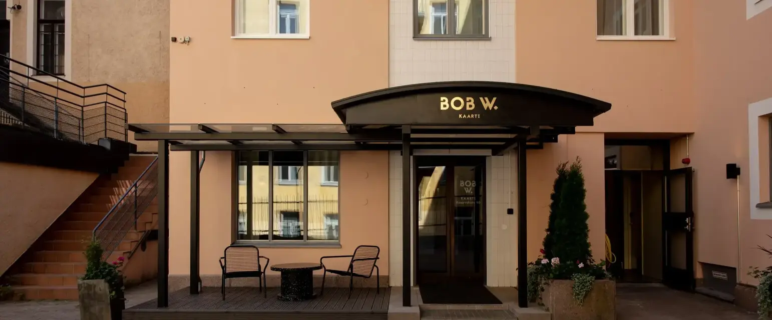 Bob W Helsinki Kaarti Exterior Yard Entrance