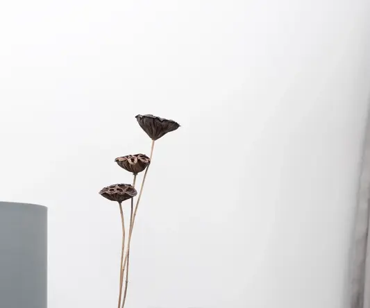 a tray with glasses and a vase with flowers on it
