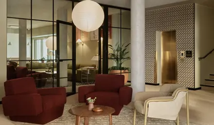 Bob W Helsinki Kaarti Interior Lobby