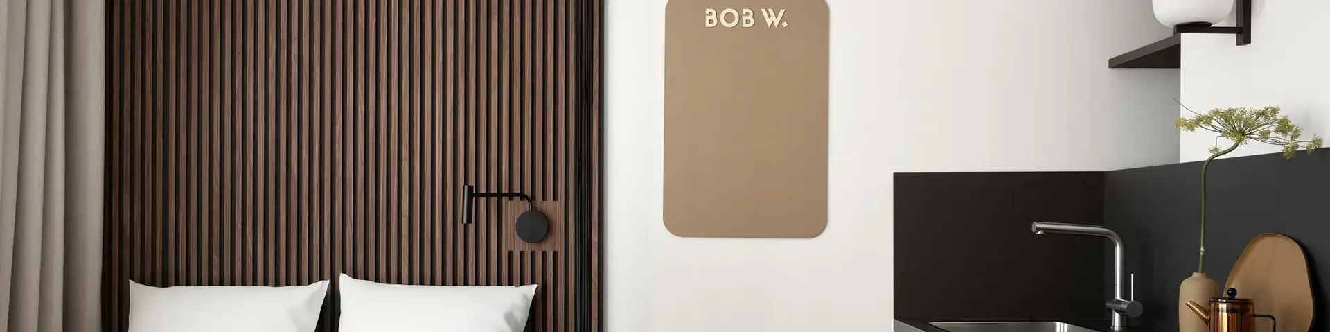 a room with a bed and a chair