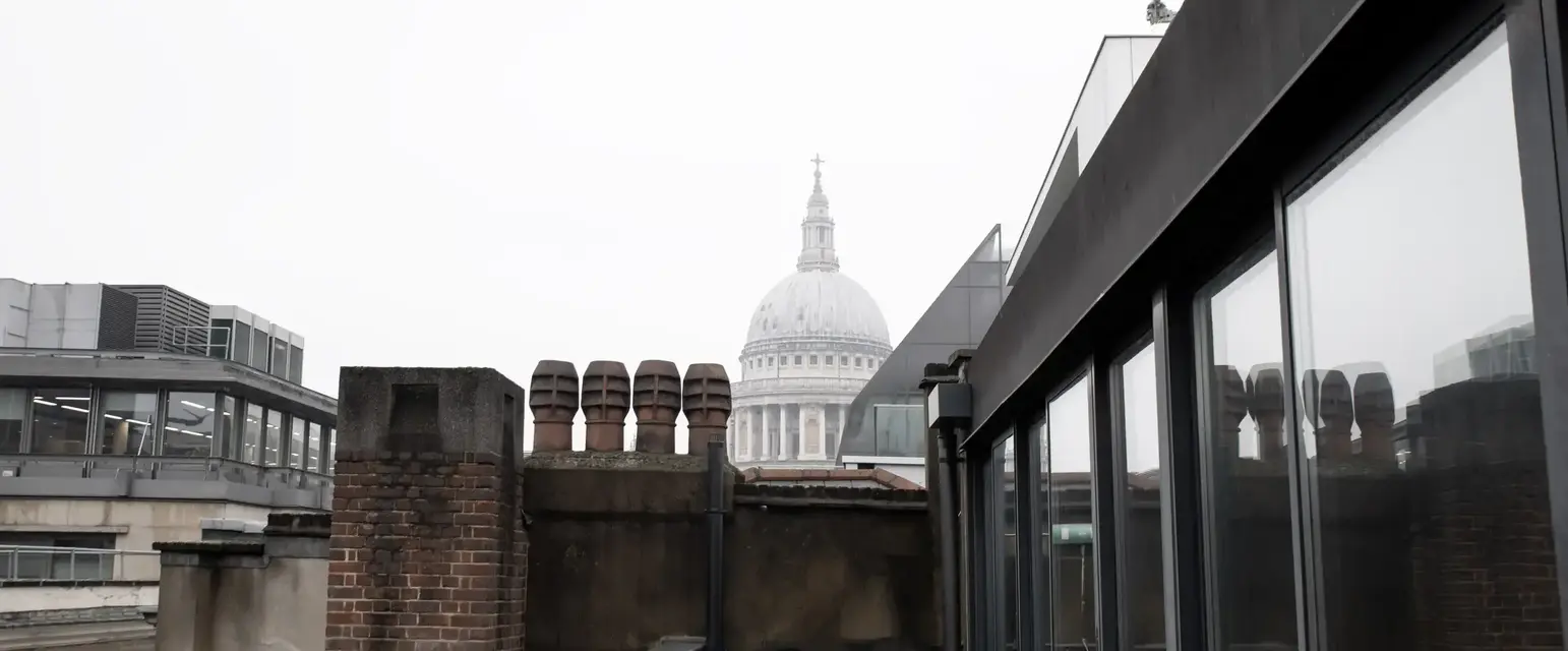 a building with a dome in the background