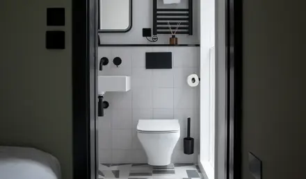Bathroom of Compact Studio at Bob W London Tower Hill Studios