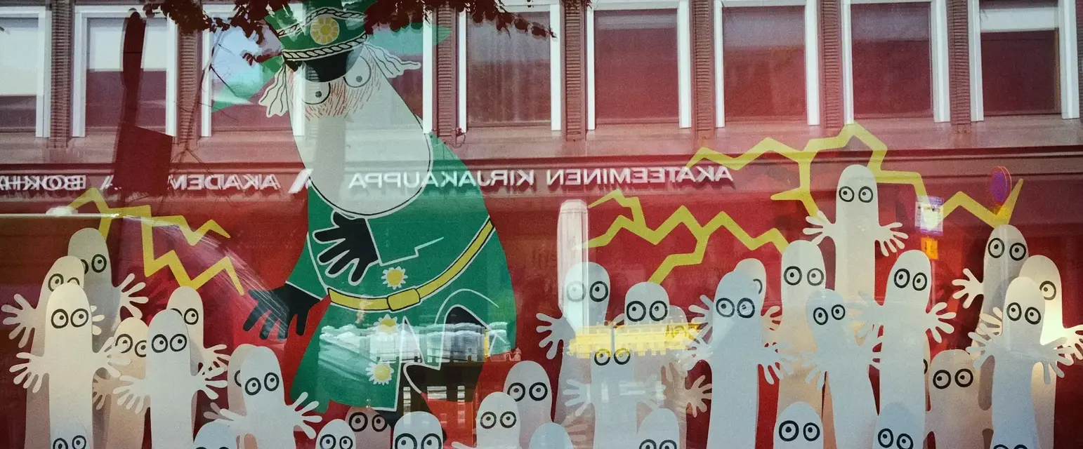 Window of The Moomin Shop