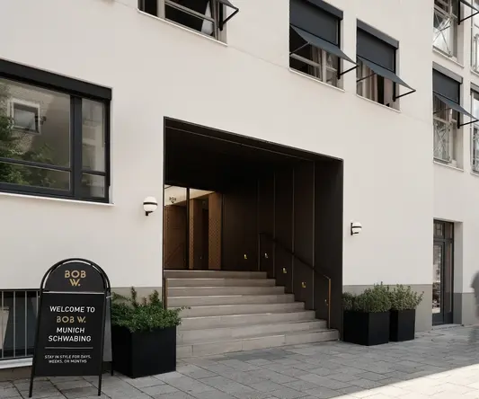 Bob W Munich Schwabing Exterior Entrance