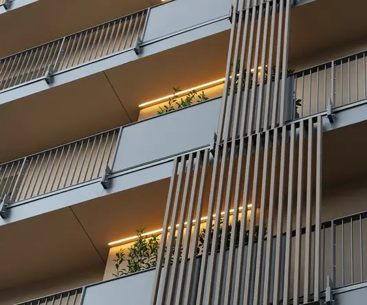 a building with a balcony