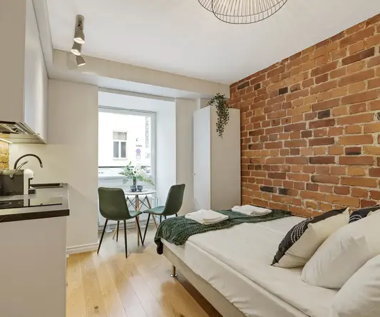 Bob W Tallinn City Centre - Avangard - Compact Studio Living Space