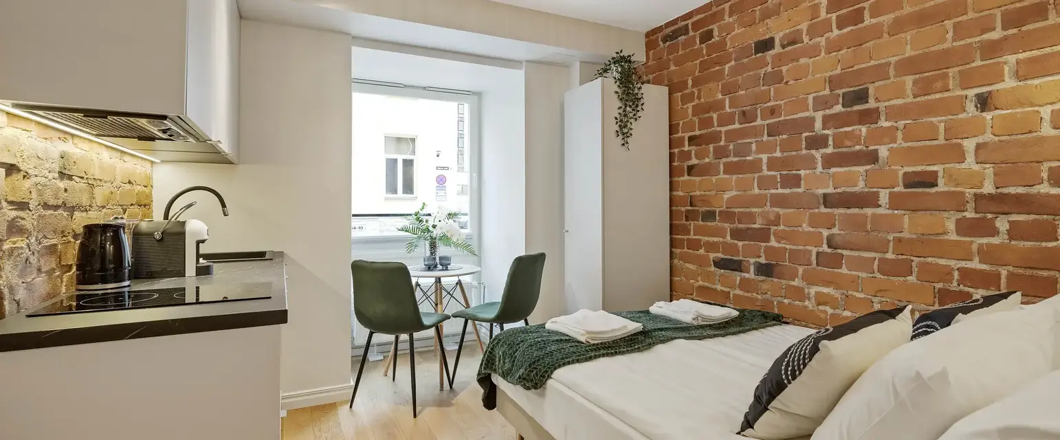 Bob W Tallinn City Centre - Avangard - Compact Studio Living Space