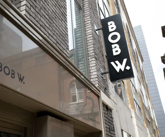 a sign on a building