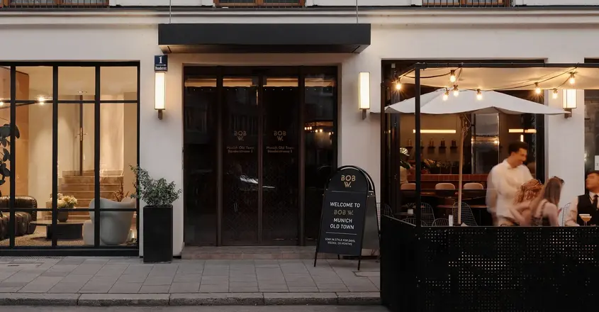 Bob W Munich Old Town Exterior Entrance