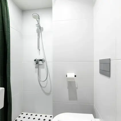 Bob W Tallinn City Centre - Avangard Compact Studio Bathroom